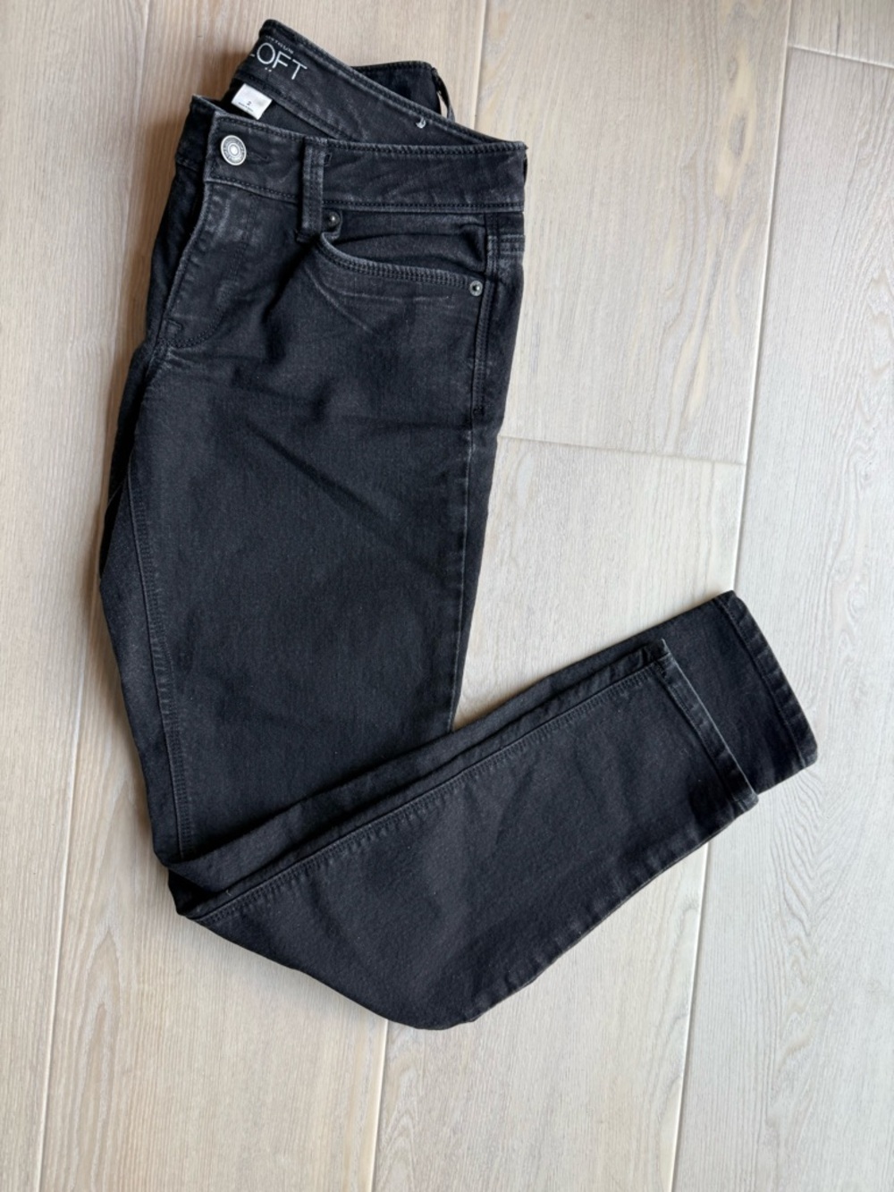LOFT Black Skinny Jeans